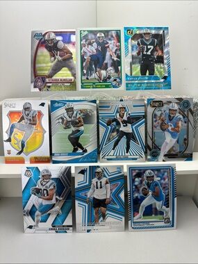 4 Tetairoa McMillan/Xavier Legette rookies + Bryce Young/Hubbard Panthers